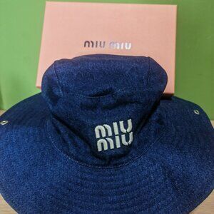 MiuMiu Denim Bucket Hat
